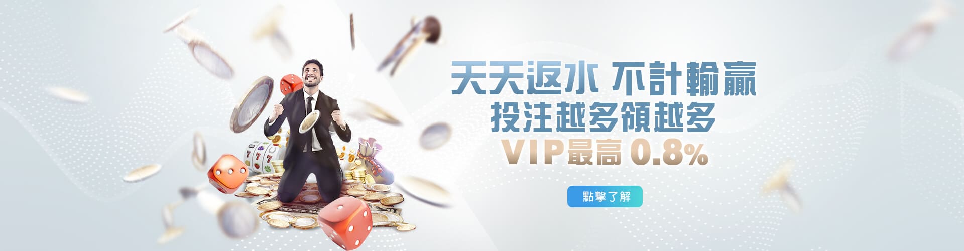 Play104娛樂城天天返水優惠